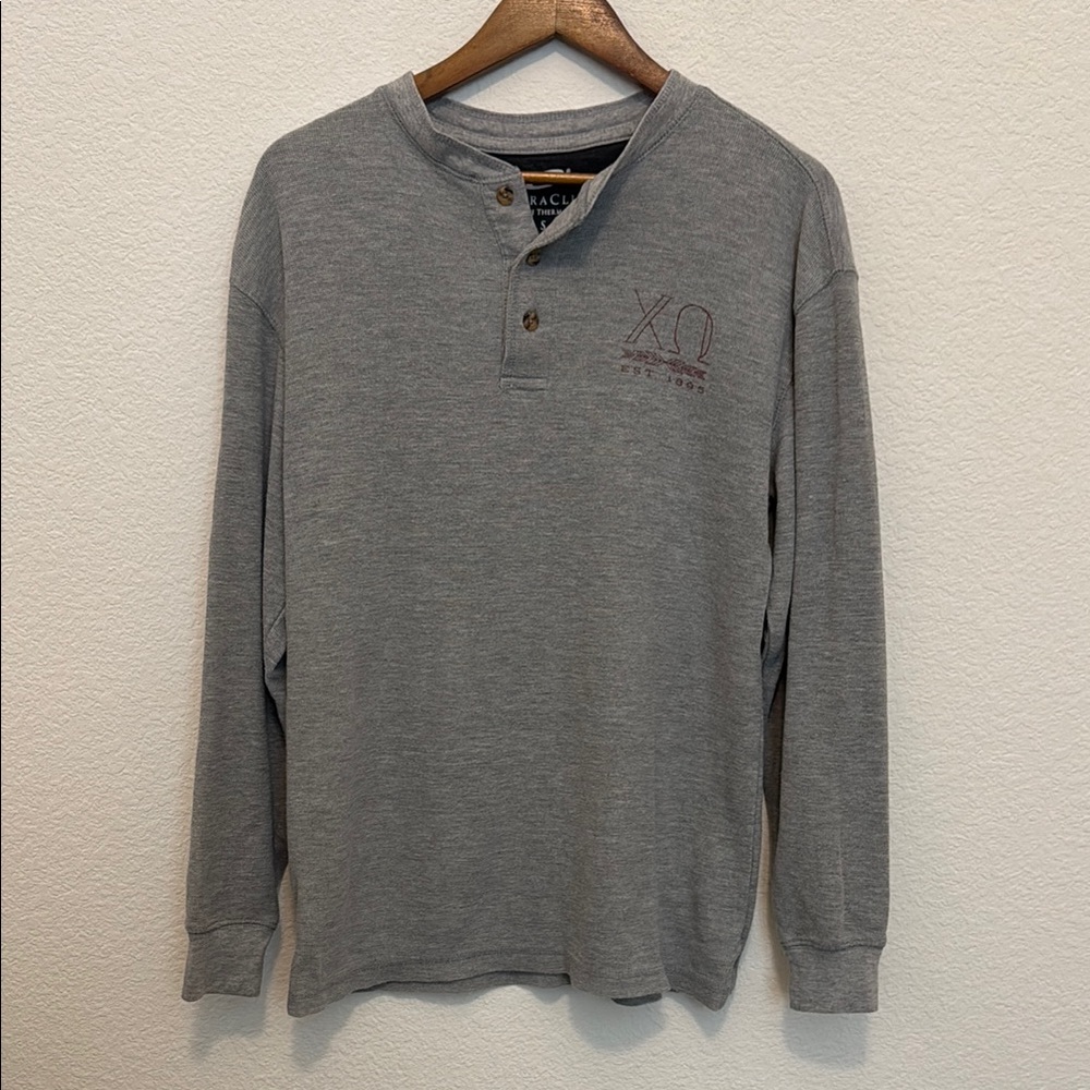 UltraClub Chi Omega Mini Thermal Shirt Size S